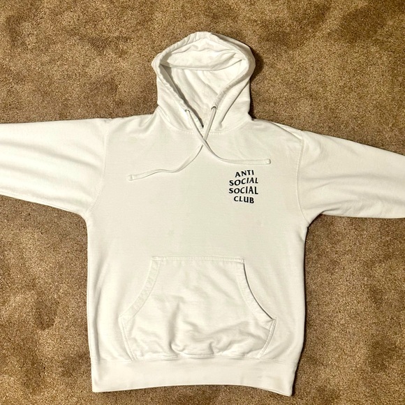 Authentic Anti Social Club Kkoch Hoodie (White) - Picture 3 of 5